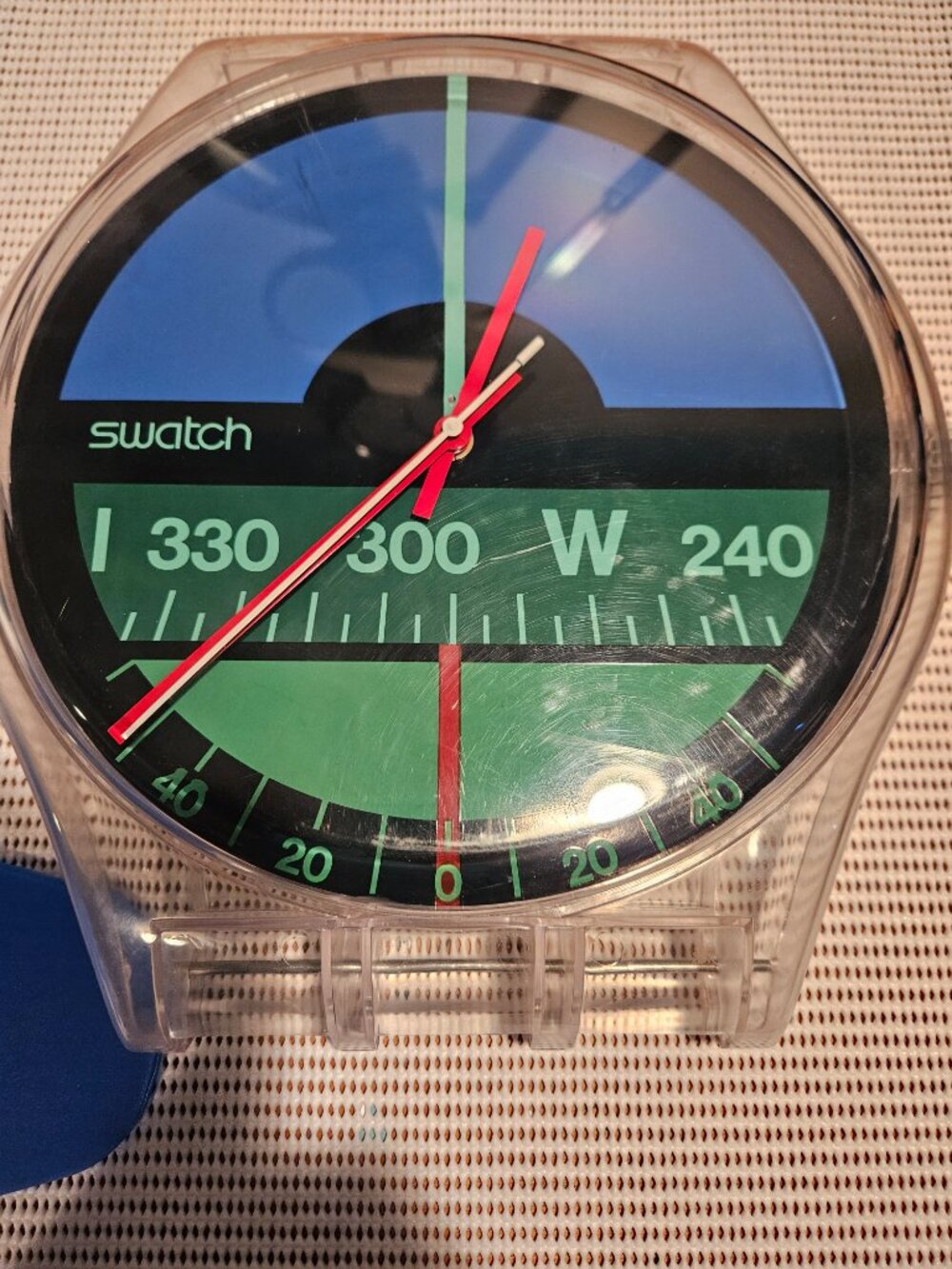 Swatch vintage wall clock